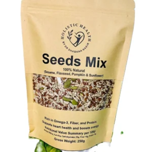 Seeds Mix, Blend Of 4 Seeds Includes Sunflower, Pumpkin, Sesame and Flaxseeds (250g)