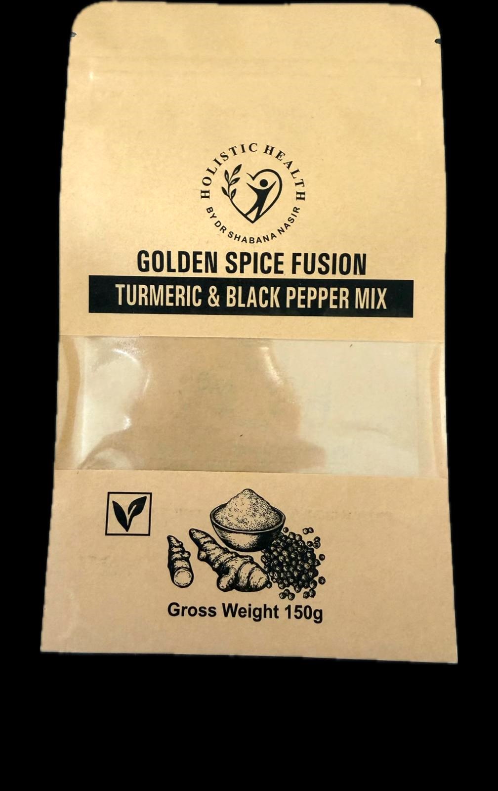 Golden Spice Fusion Turmeric & Black Pepper Mix | Natural Wellness Supplement | 150g - Image 5